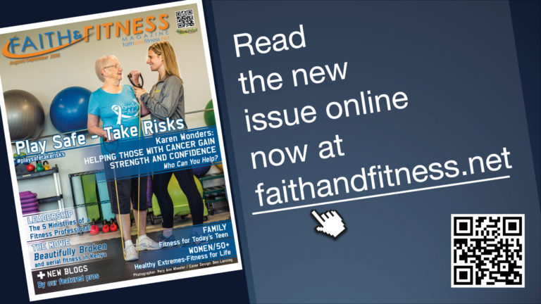 Faith and Fitness Magazine - Made for Screen graphics (4:3 ratio)